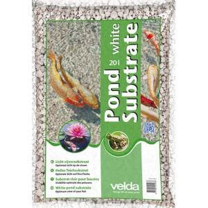 Sack Velda Teichboden-Substrat Weiß, 20 l, für gesundes Teichmilieu.