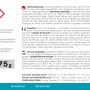 Etikett mit Gefahrenhinweisen und Inhaltsstoffen eines chemischen Produkts.