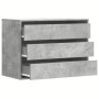 vidaXL Kommode Betongrau 80x41x58 cm Holzwerkstoff 852855_5