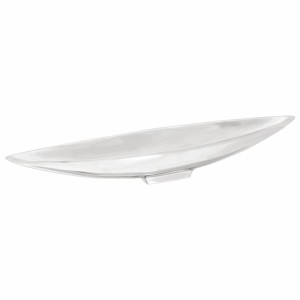 vidaXL Obstkorb Silber 53 x 9 x 10 cm Aluminium 42000159