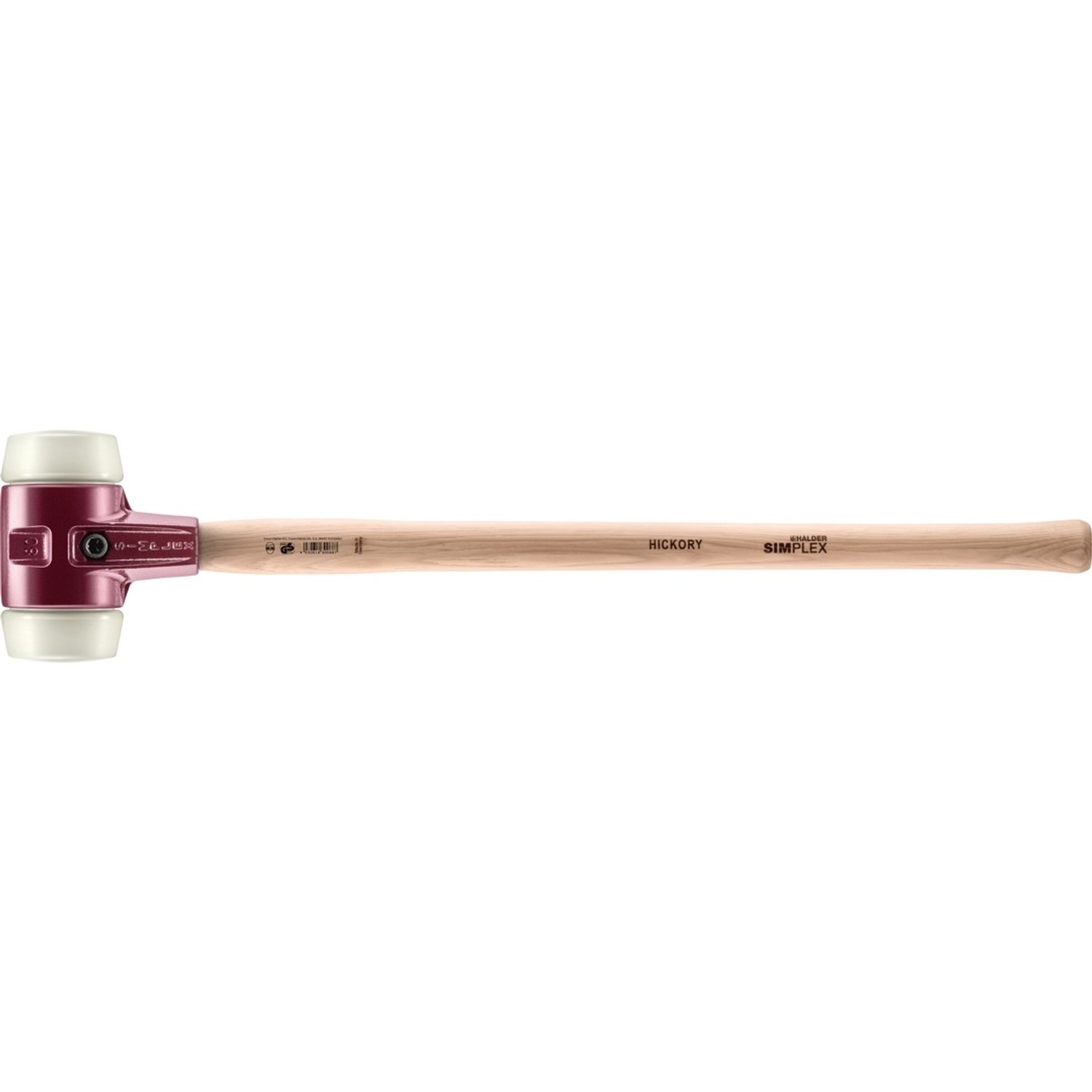 Halder Simplex Vorschlaghammer Ø 80 mm Nylon mit Tempergussgehäuse günstig online kaufen