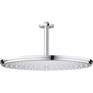 Grohe Rainshower Cosmopolitan Kopfbrause mit Deckenauslass, Chrom, 400 mm Durchmesser.