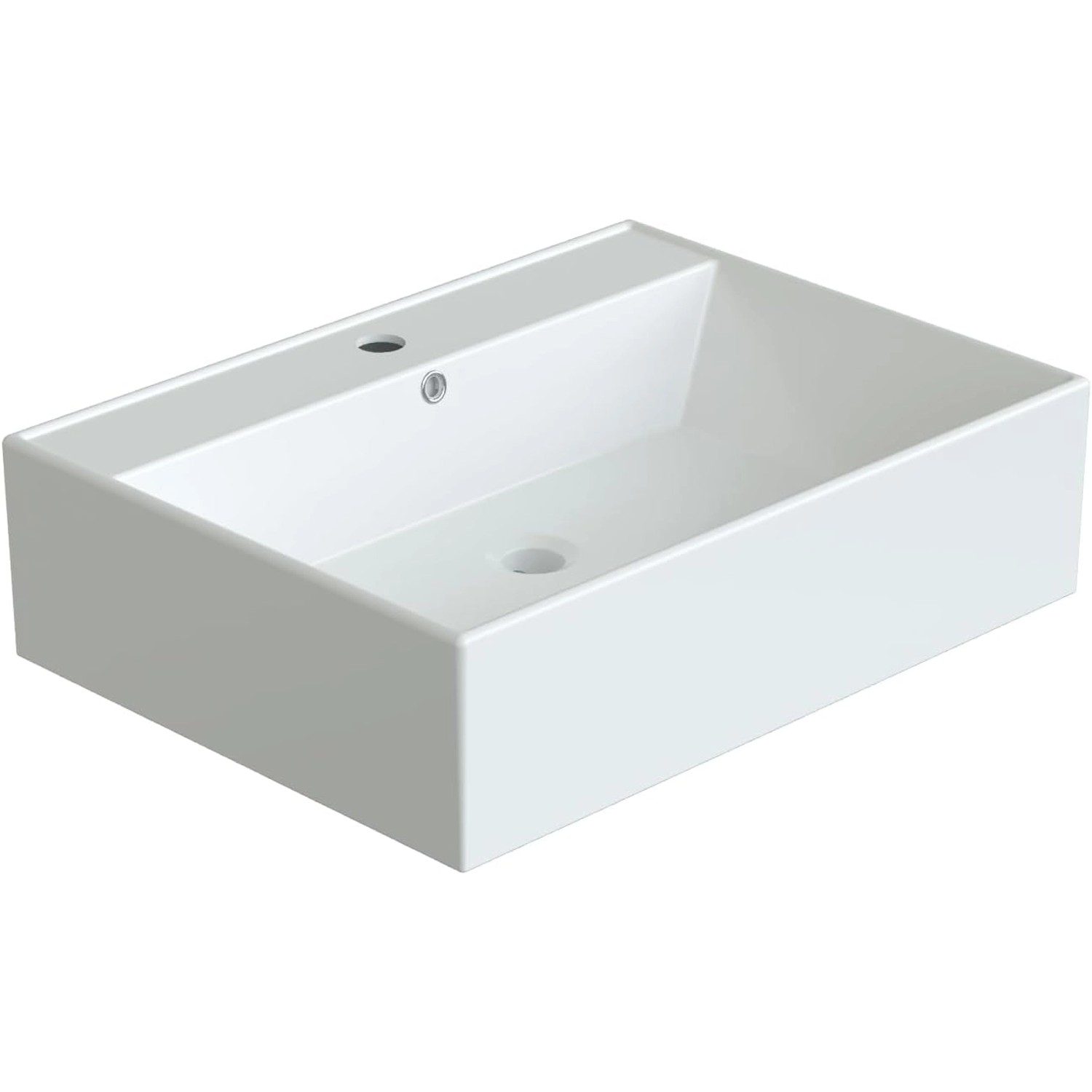 Aquabatos Handwaschbecken Keramik Aufsatzbecken Aufsatzwaschbecken mit Wass günstig online kaufen