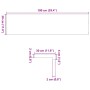 vidaXL Treppenstufen 20 Stk Dunkelbraun 100x30x2 cm Massivholz Eiche 3283070_11