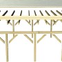 Karibu Caravan Carport mit 350 cm Durchfahrtshöhe, Holzkonstruktion mit PVC-Dach.