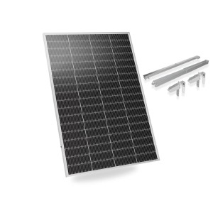 SUNSHARE Ray Lite Solarpanel 200W mit Halterung für Balkonkraftwerk.