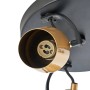Detailaufnahme des Lindby Sylveria Strahlers in Gold/Messing mit GU10 Fassung.