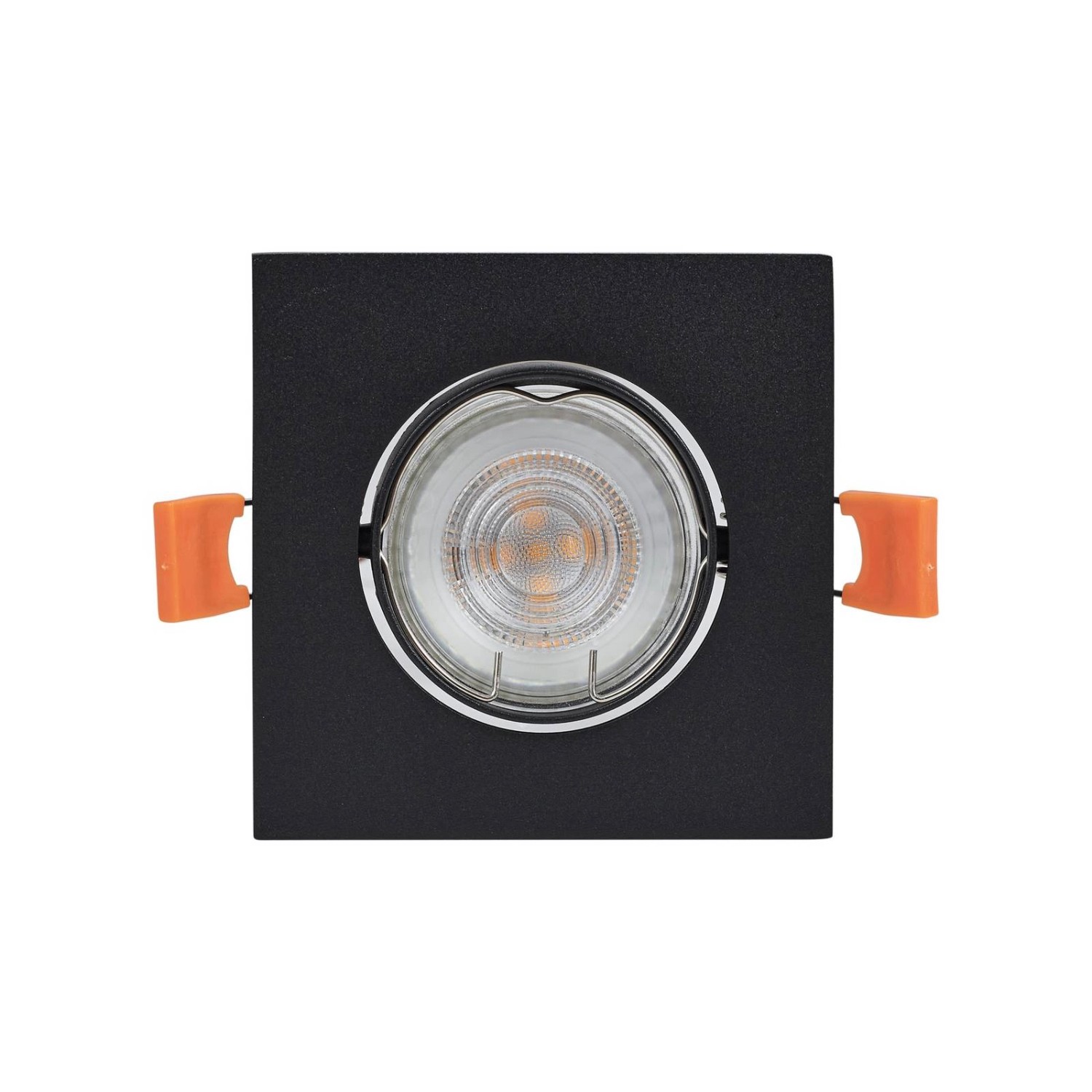 PRIOS Einbaustrahler Fibur 10042582 Modern in Schwarz aus Metall 1-flammig GU10 Wohnzimmerleuchte