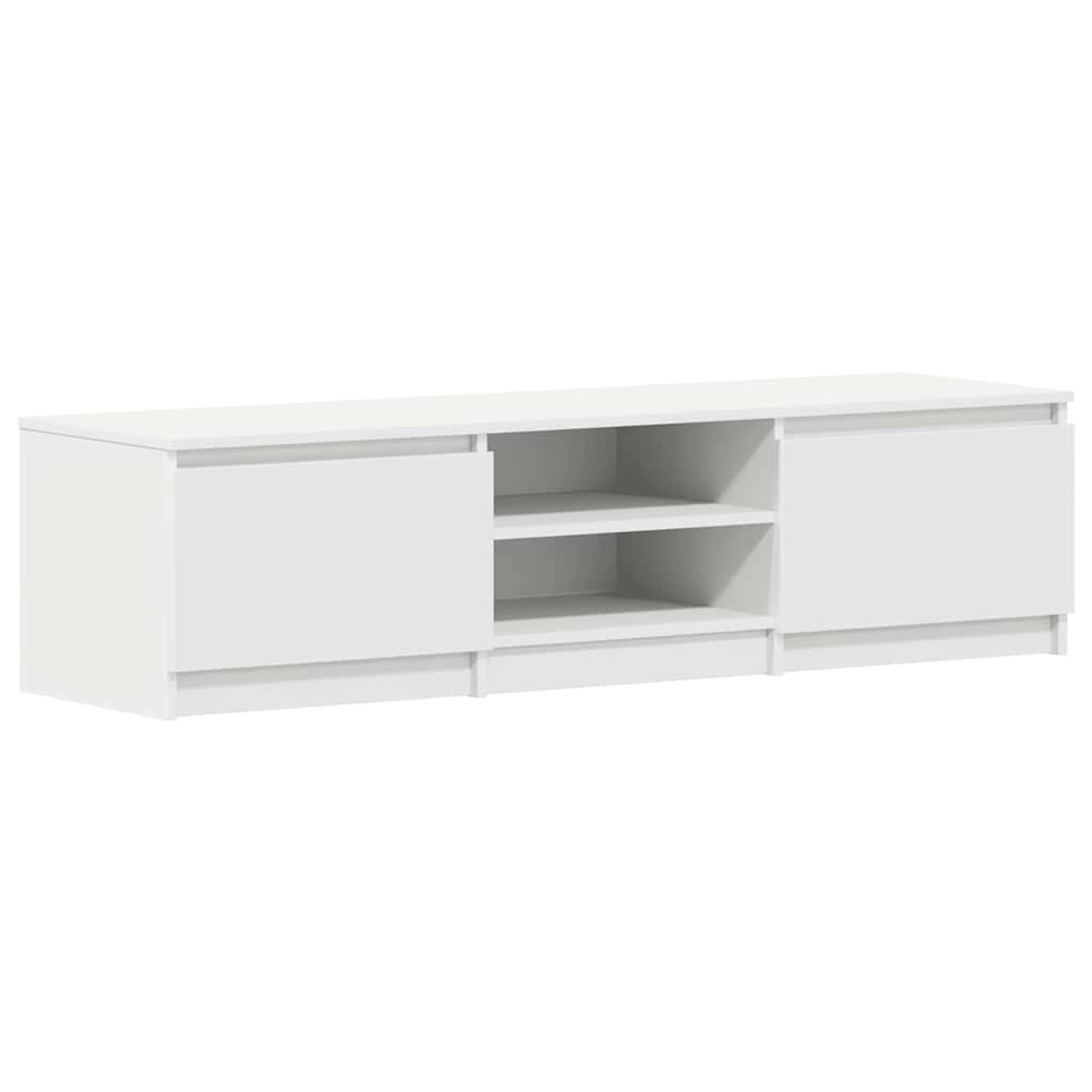 vidaXL TV-Schrank Weiß 140x40x35,5 cm Holzwerkstoff 800648