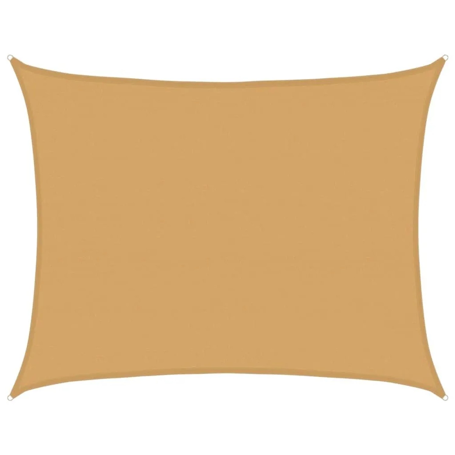 vidaXL Sonnensegel 160 g/m² Rechteckig Sandfarben 6x7 m HDPE 4002051