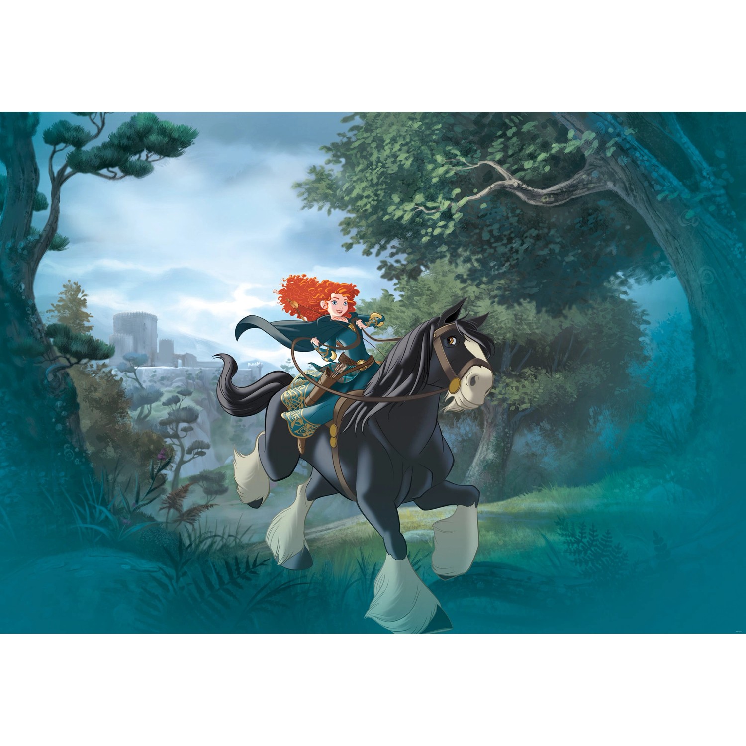 Komar Vliestapete »Merida Riding«, 400x280 cm (Breite x Höhe) günstig online kaufen