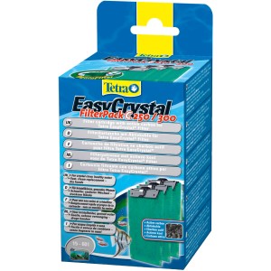 Tetra EasyCrystal FilterPack C250/300 mit Aktivkohle, 3er Pack für Aquarium Filter.