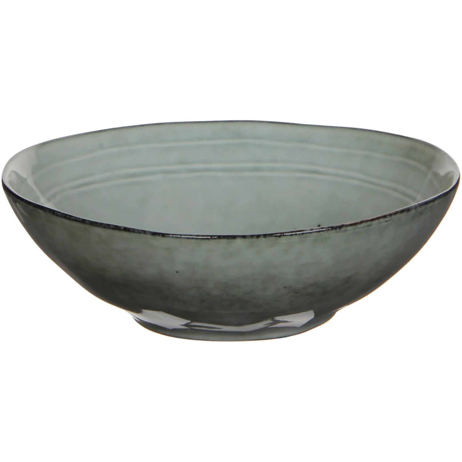 Mica Decorations Tabo Schüssel H 6,5 x Ø 20 cm Grau