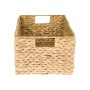 HMF 37241 Aufbewahrungskorb Faltbarer Korb Geflochten Wasserhyazinthe Seegras 36 x 28 x 20 cm_2