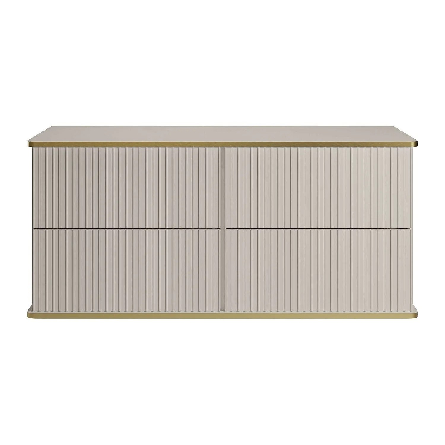 Vente-unique Waschbeckenunterschrank Keliza Beige 120 cm