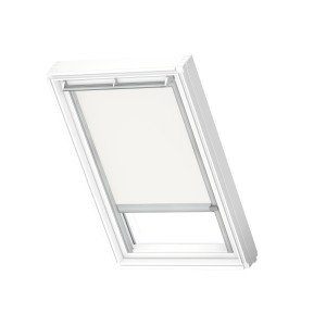 Velux Verdunkelungsrollo DML CK02, weiß-alu, für Dachfenster. Optimaler Schutz vor Licht.