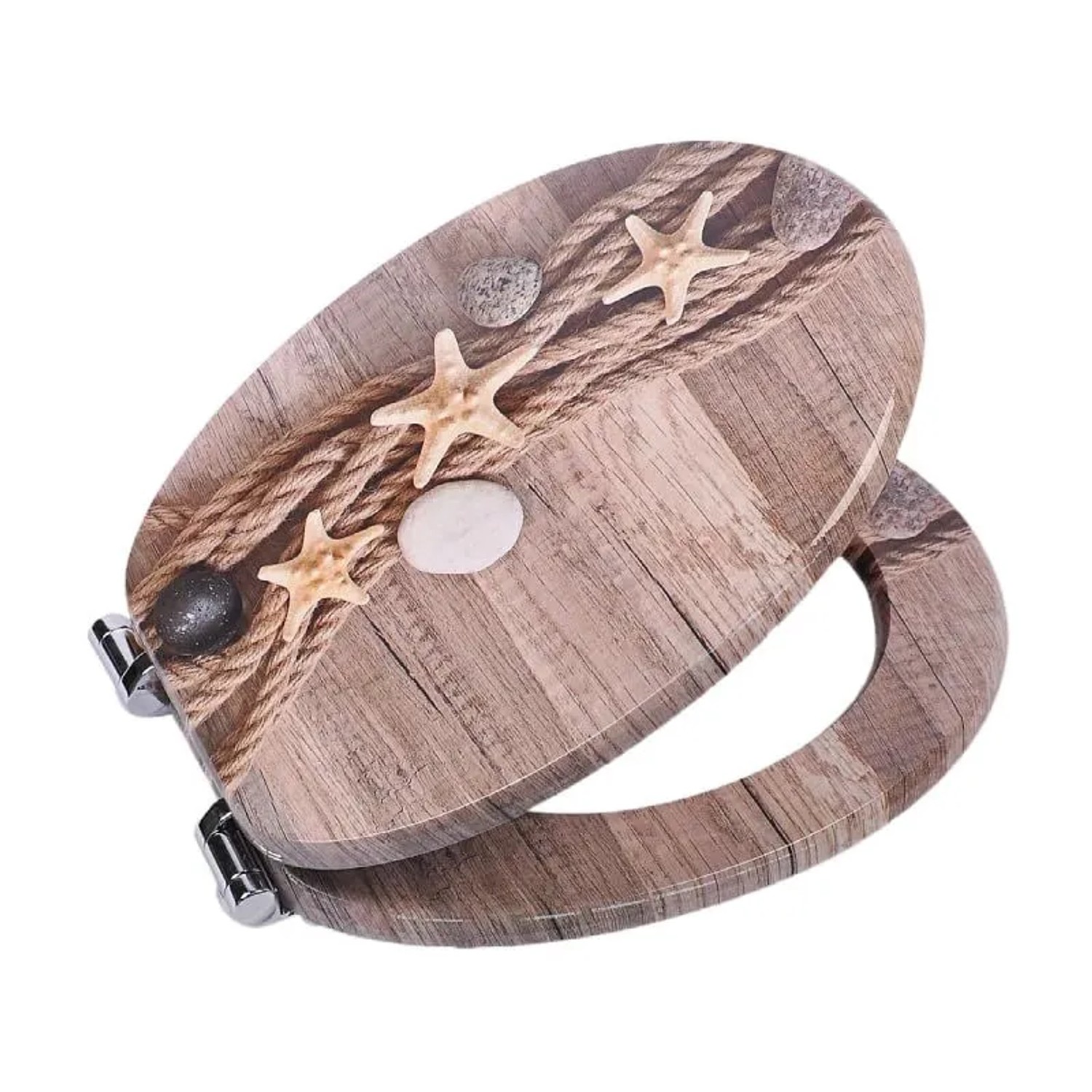 SINOBATH WC Sitz Mit Absenkautomatik MDF Holzkern H024 günstig online kaufen