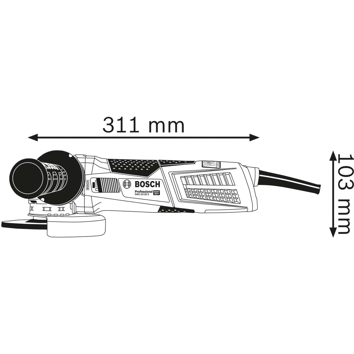 Bosch Professional Winkelschleifer GWX 19-125 S im Karton kaufen bei OBI