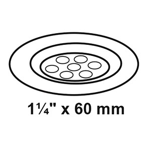 Kirchhoff Ventilkelch Edelstahl, 41,9 mm x 60 mm, für Excentersiphons und Waschtische.