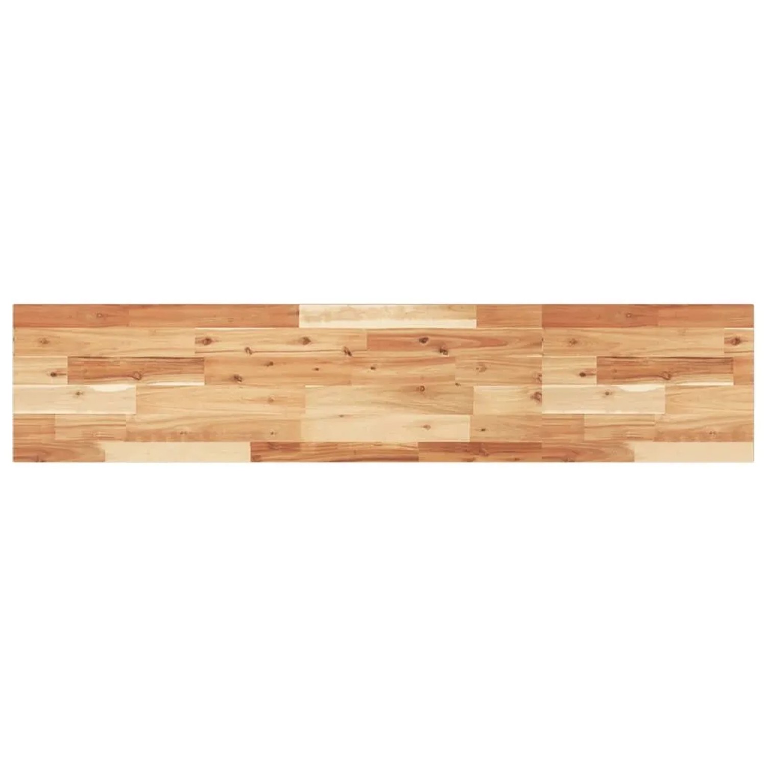 vidaXL Schweberegal 120x30x2 cm Massivholz Akazie Ölbehandelt 3279539