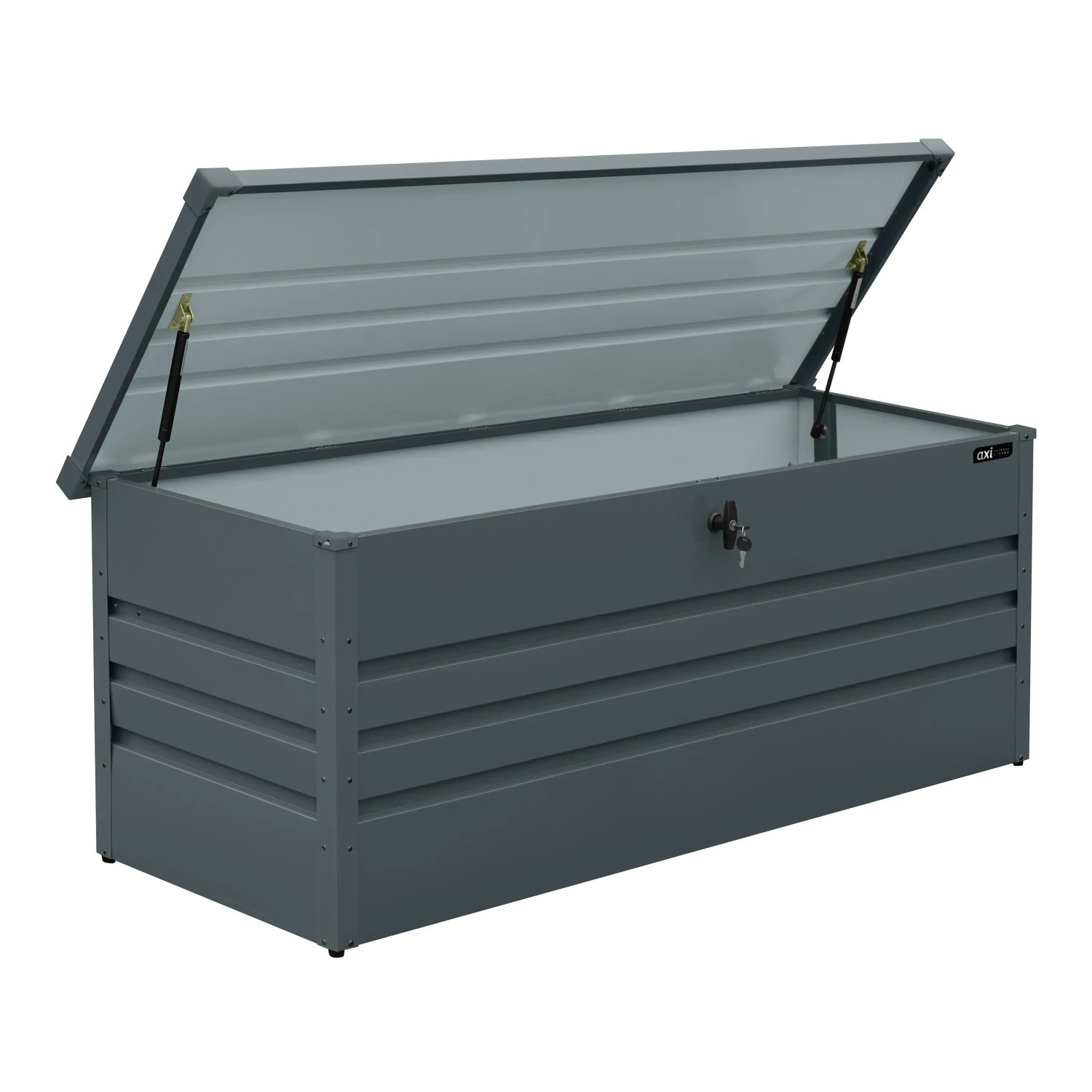 AXI Wasserdichte Gartenbox Miles 600 Metall Anthrazit kaufen bei OBI