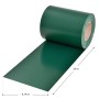 Juskys PVC Sichtschutzstreifen, 2er Set, Grün, Rolle mit Maßen für Zaunbau & Sichtschutz.