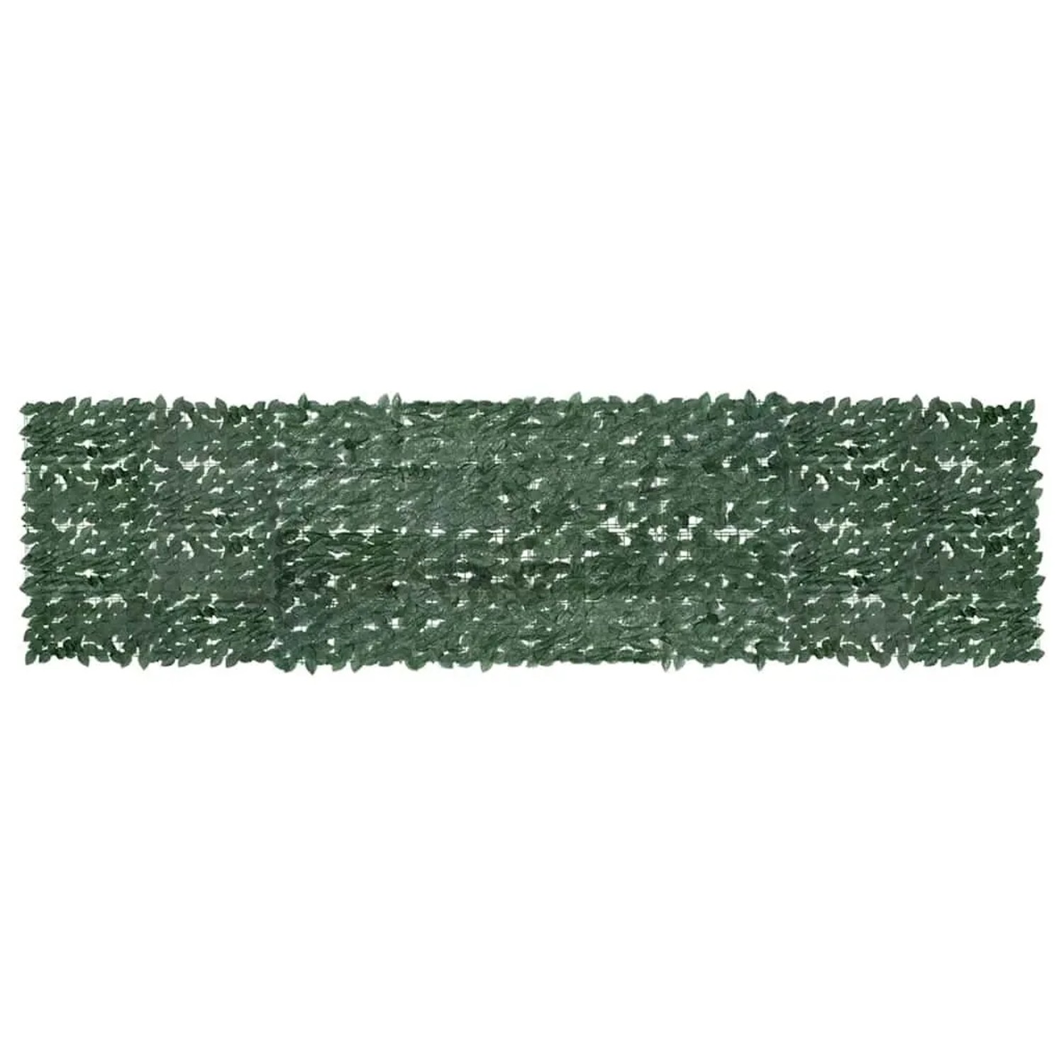vidaXL Balkon-Sichtschutz mit Dunkelgrünen Blättern 400x100 cm 315488
