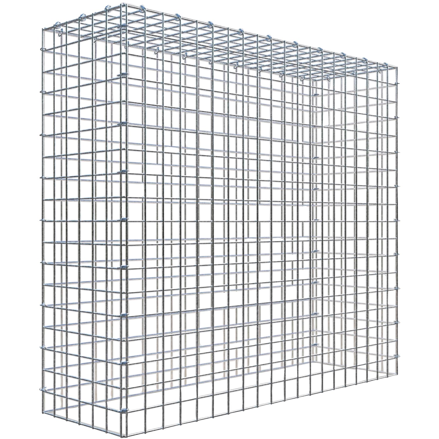 Thumbnail - Gabiona C-Ring-Gabione-Anbaukorb Typ 3 90 x 100 x 30 cm Maschenw 5 x 5 cm