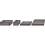 Kann Lindeza Mauer Abdeckplatte, 40x28x6 cm, Vulkananthrazit, Mauersteine