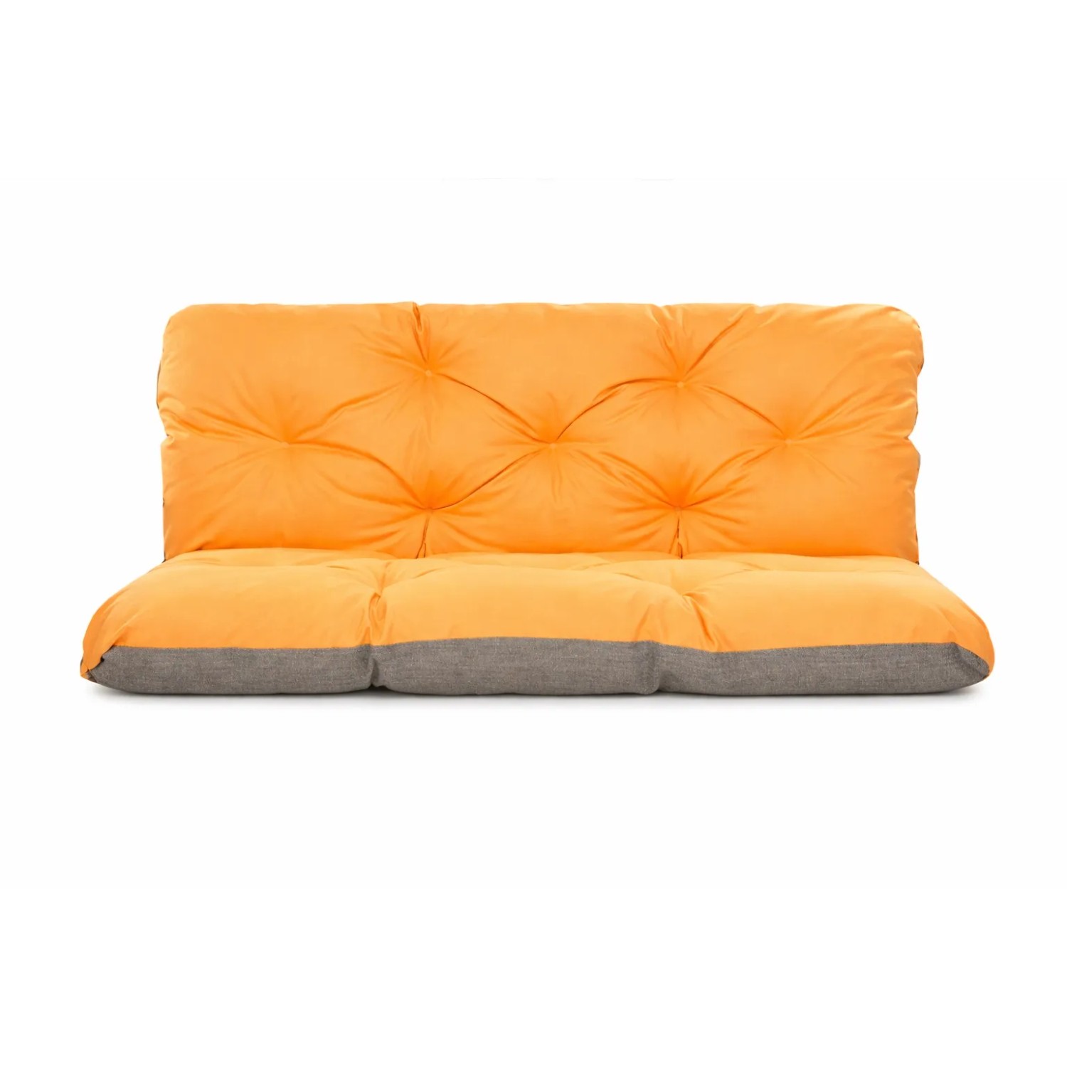 Setgarden  Double Outdoor Kissen Bankauflage 100x50x50cm Kissen für 2-Sitzer Bänke 1tlg Orange