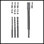 Bohrer- und Meißel-Set für Einhell Bohrhammer TC-RH 620 4F Kit, verschiedene Größen.