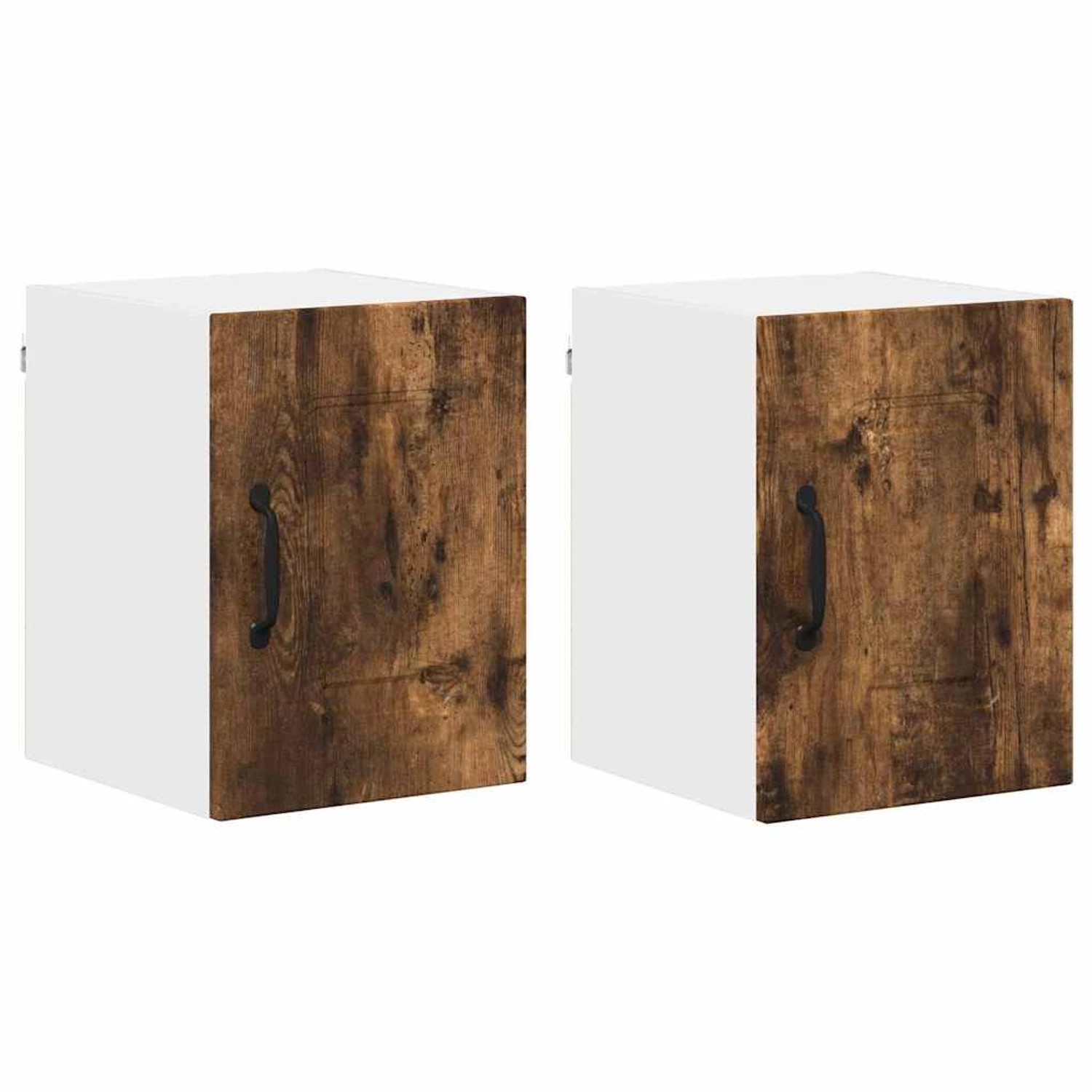 vidaXL Küchenwandschrank 2 Stk Geräucherte Eiche 30 x 31 x 40 cm 884505 günstig online kaufen