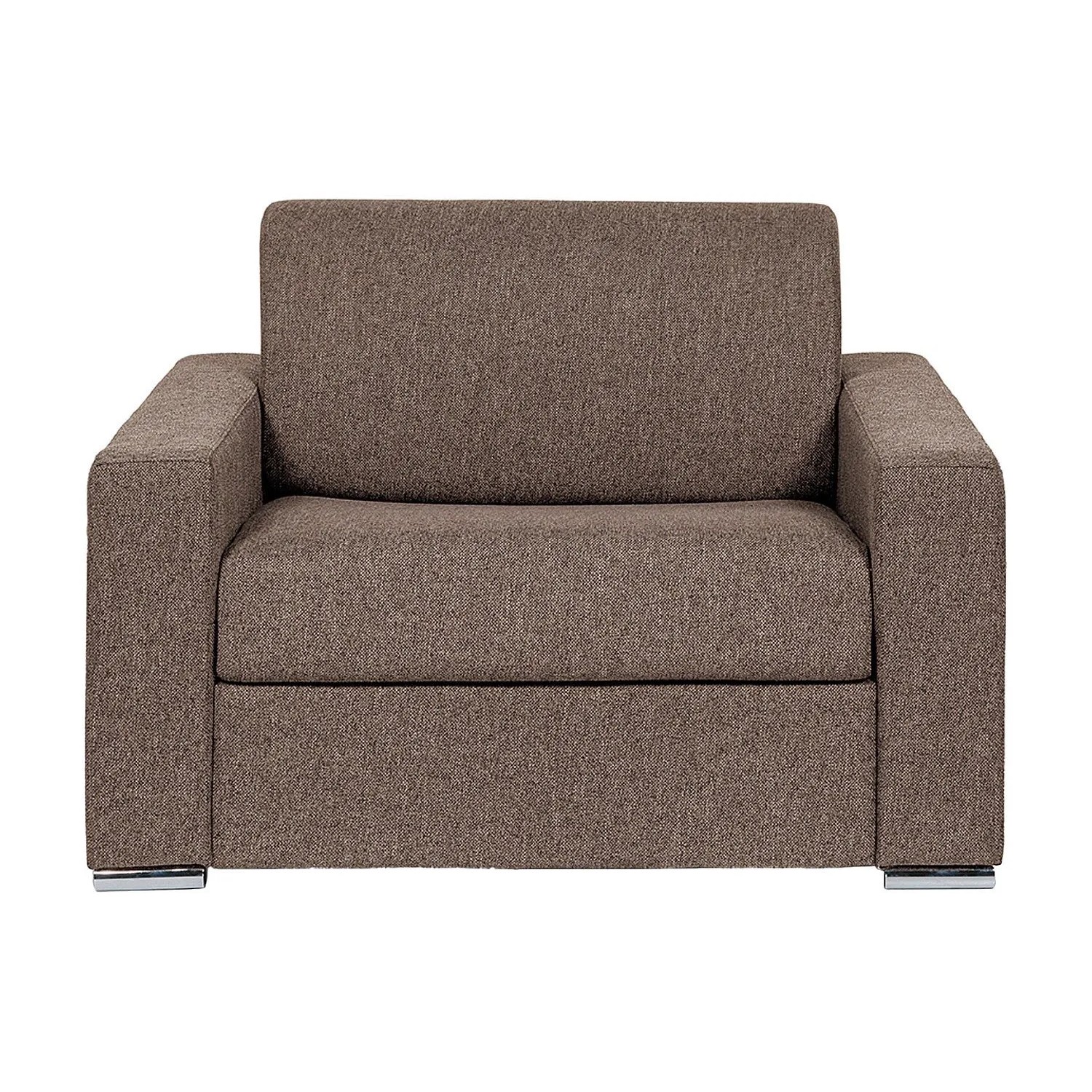 Vente-unique Schlafsessel Calito Schokoladenbraun 126 cm