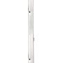 Hailo Klapptritt K70 mit 3 Stufen, zusammengeklappt. Leiter aus Aluminium mit Stahlstufen und Anti-Rutsch-Matten.