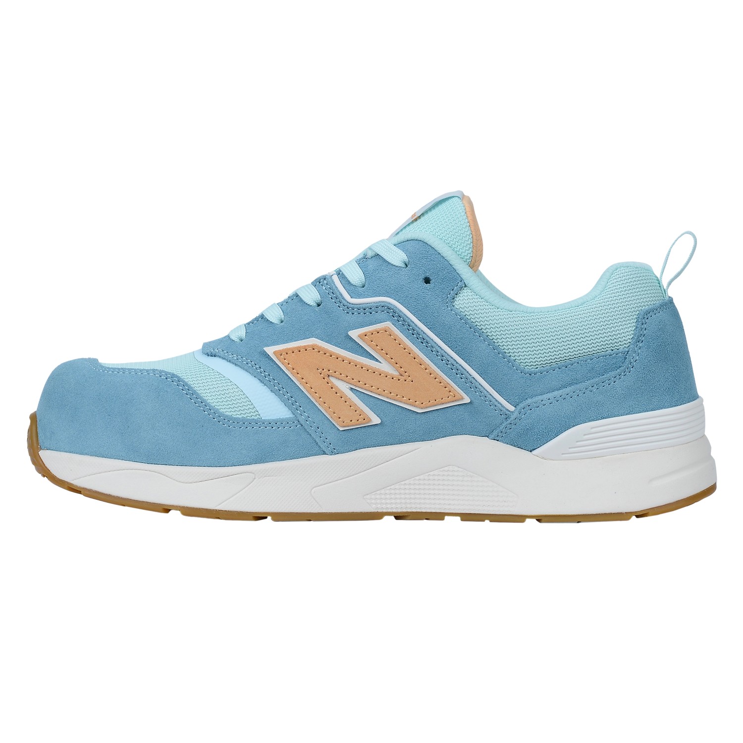 New Balance Sicherheitsschuh Elite Lite Womens S1, hellblau-orange, Gr. 35.