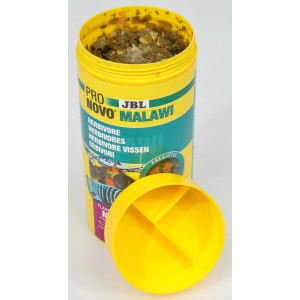 JBL Pronovo Malawi Flakes M Fischfutter, 250ml Dose mit Flocken für Malawi- und Tanganjikasee Buntbarsche.