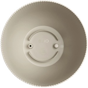 Beiger Elho Blumentopf Sereh, Ø 30 cm, Innenansicht mit Drainagesystem.