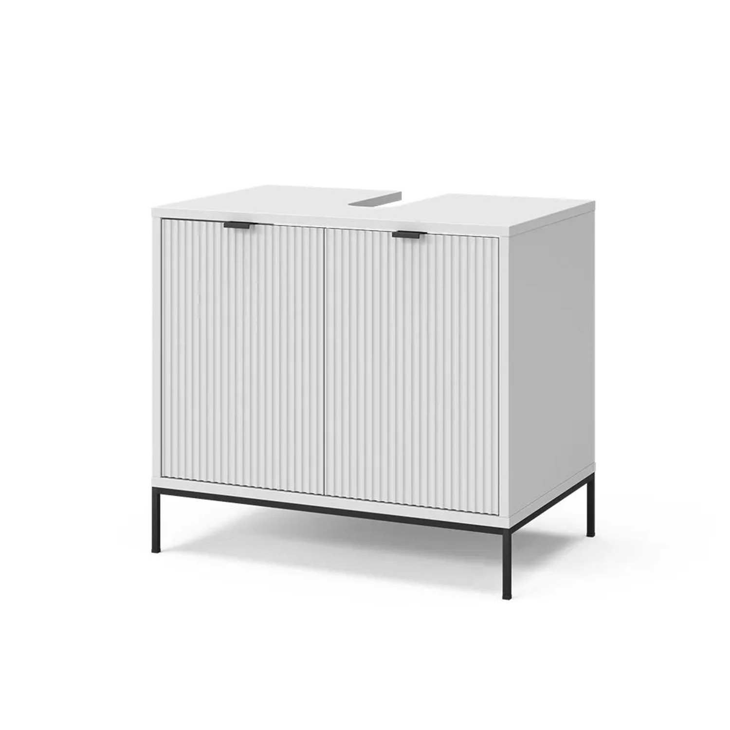 Vicco Waschtischunterschrank Eliza Weiß 70 x 63 mit 2 Türen