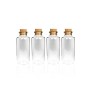 4er Set Bestlivings Glasfläschchen 10ml mit Korken, ideal zur Aufbewahrung von Flüssigkeiten und Gewürzen.