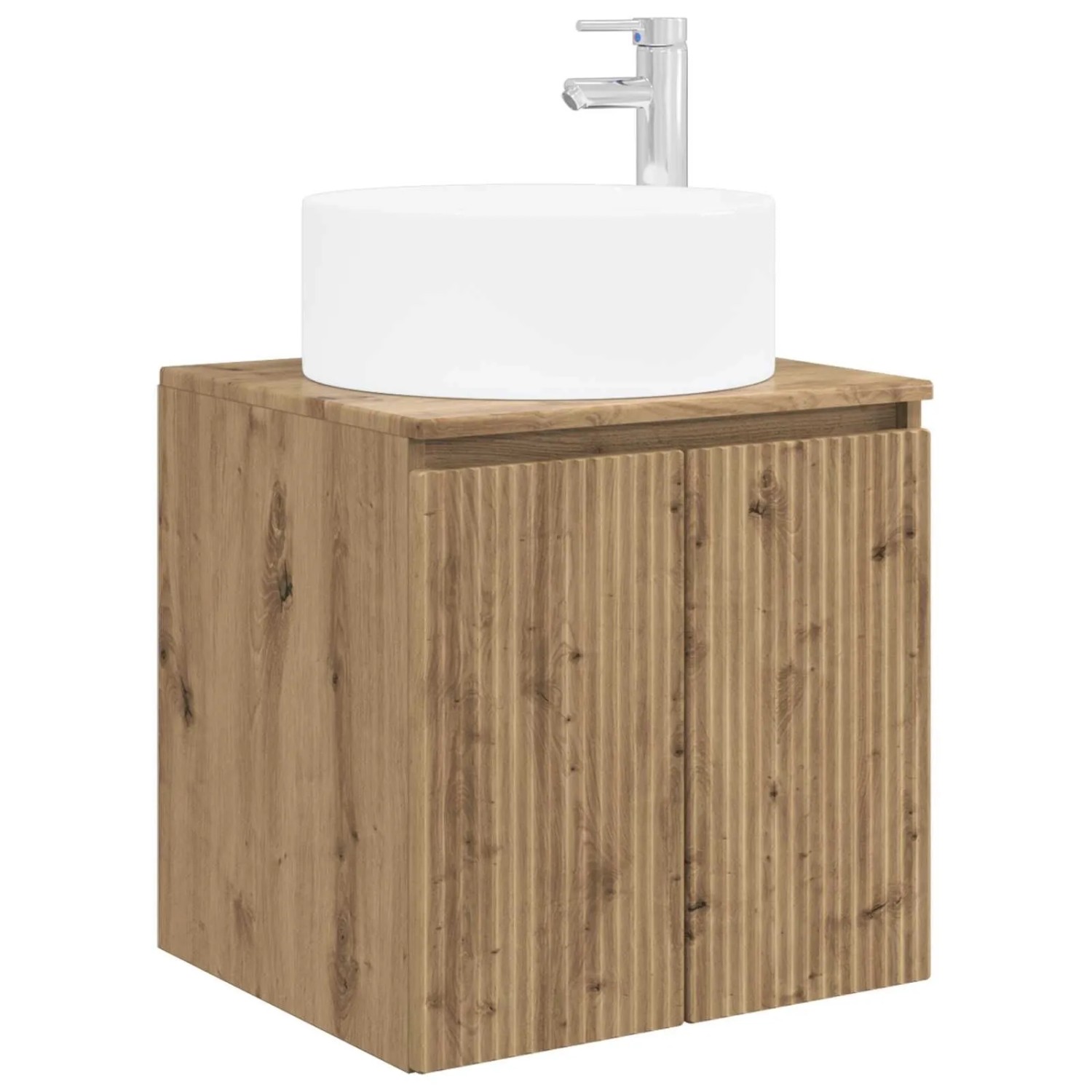 vidaXL Wandmontierte Waschbecken-Vanität Artisan-Eiche 890471