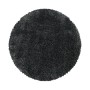 Runder, grauer Hochflorteppich (Ø 120 cm) der Marke Ayyildiz, Modell Fluffy 3500.