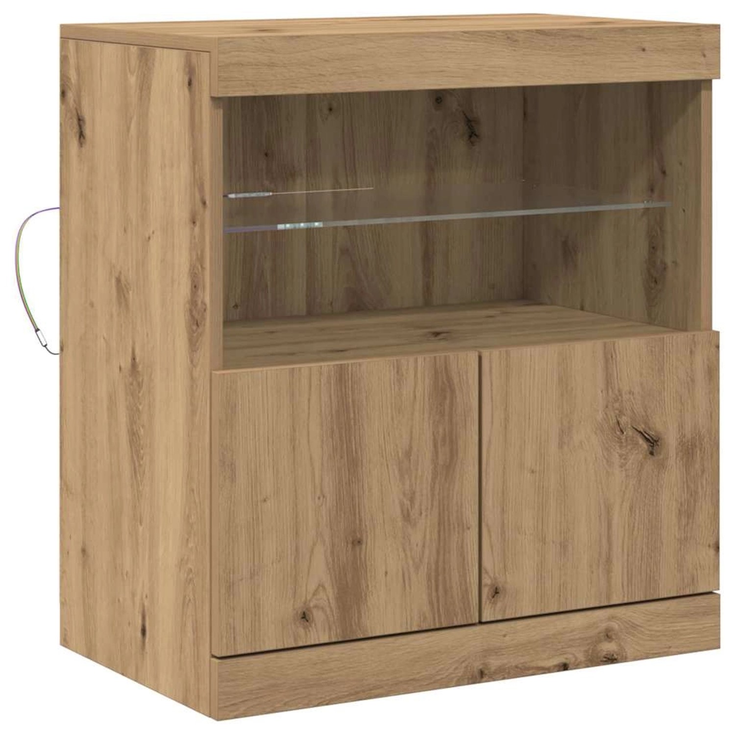 vidaXL Sideboard Braun 60 x 37 x 67 cm Holzwerkstoff 863028 günstig online kaufen