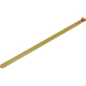 Gelb verzinktes Ladenband, 1000 mm lang, für Tür- und Torbefestigung.