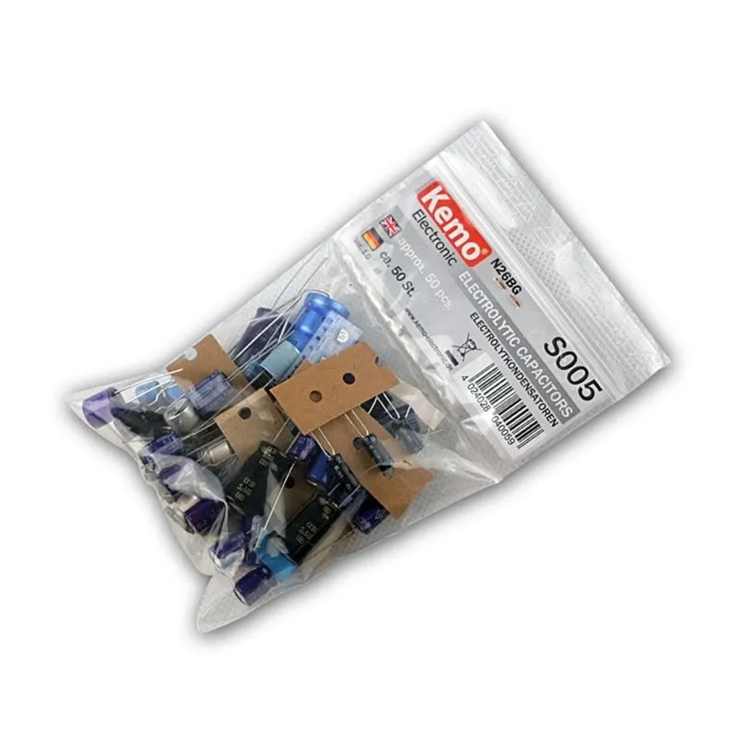 KEMO Sortiment Elektrolytkondensatoren ca 50 Stk