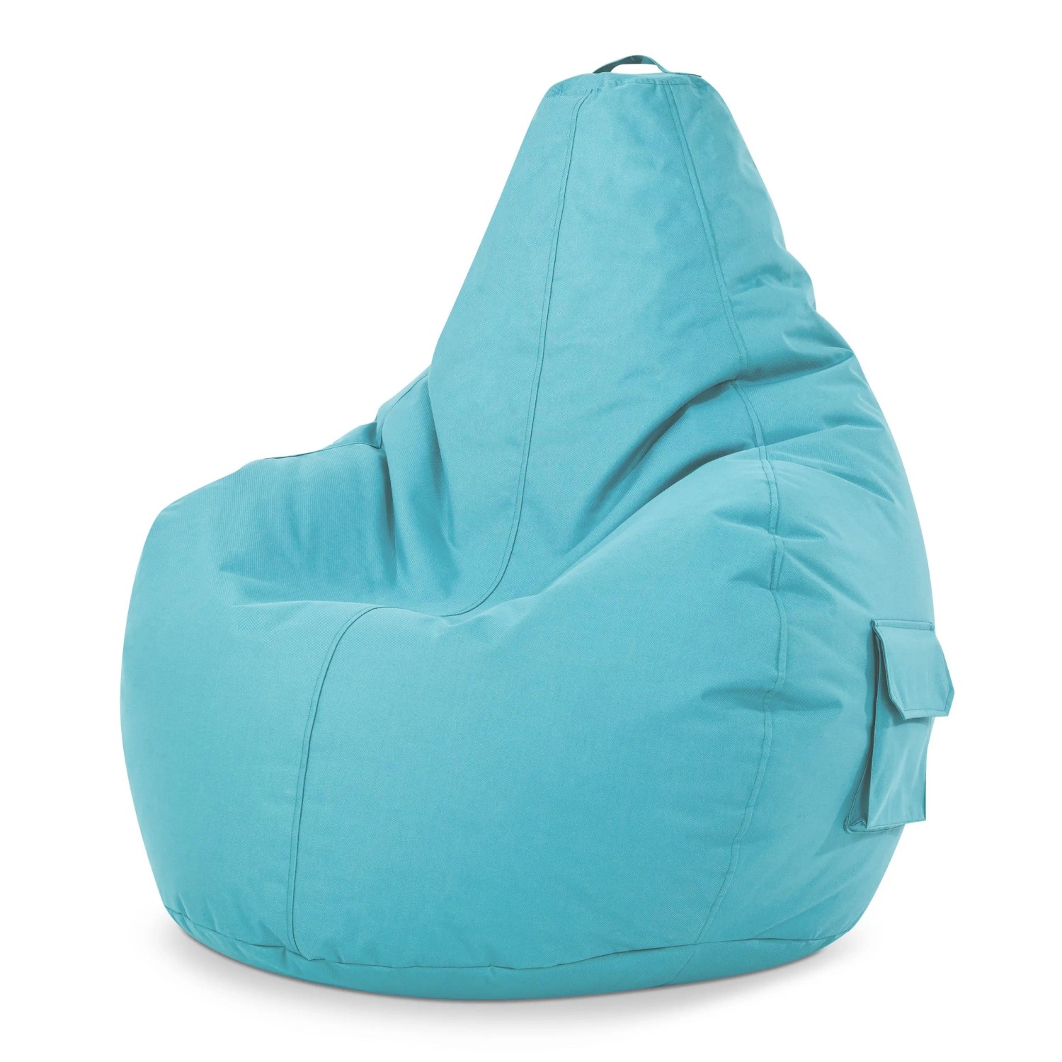 Green Bean Sitzsack Cozy 80 x 70 x 90 cm Wetterfest Waschbarer Bezug Türkis