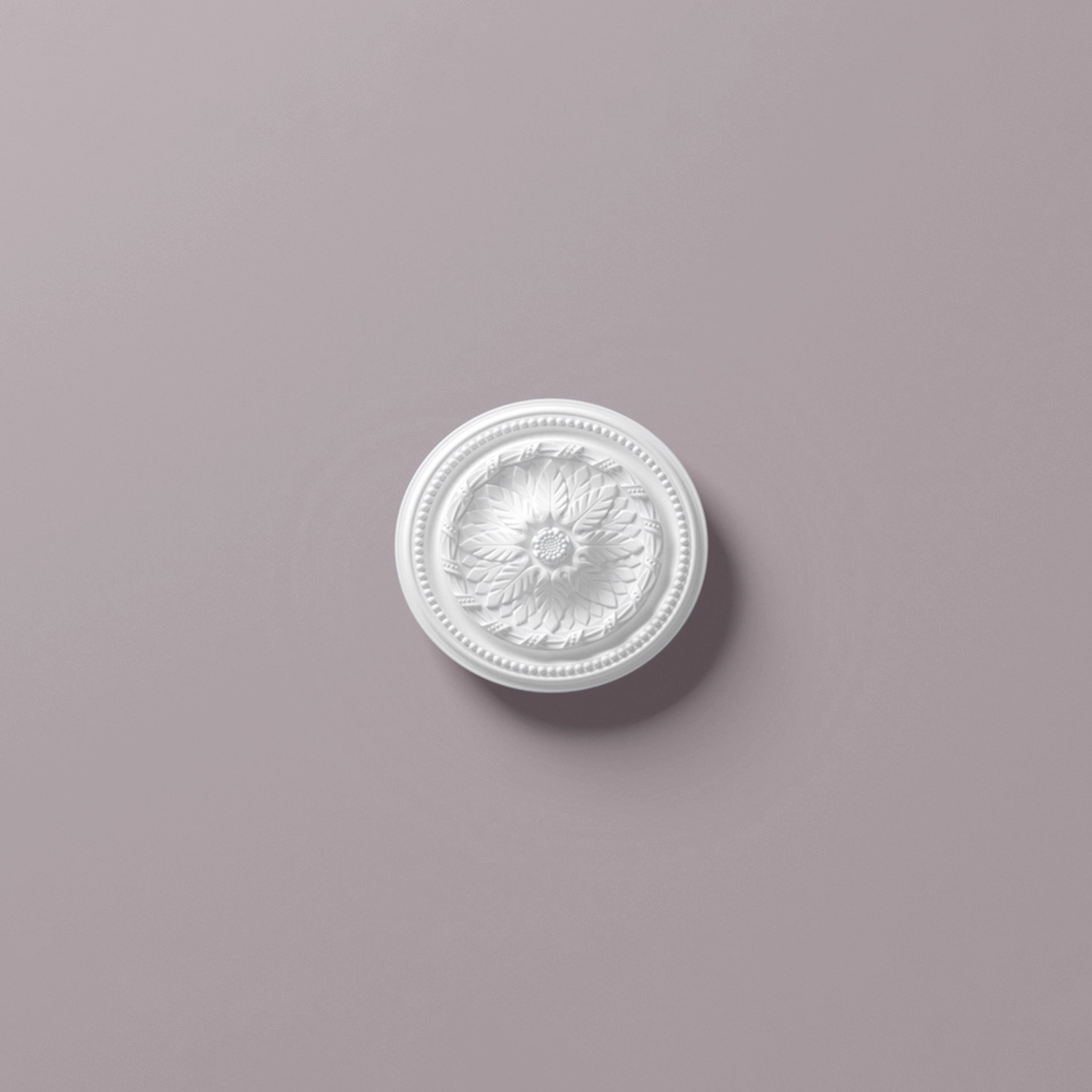 NOEL & MARQUET NMC R5 ARSTYL Rosette Zierelement 40 cm 40 cm x 5,3 cm Weiß günstig online kaufen