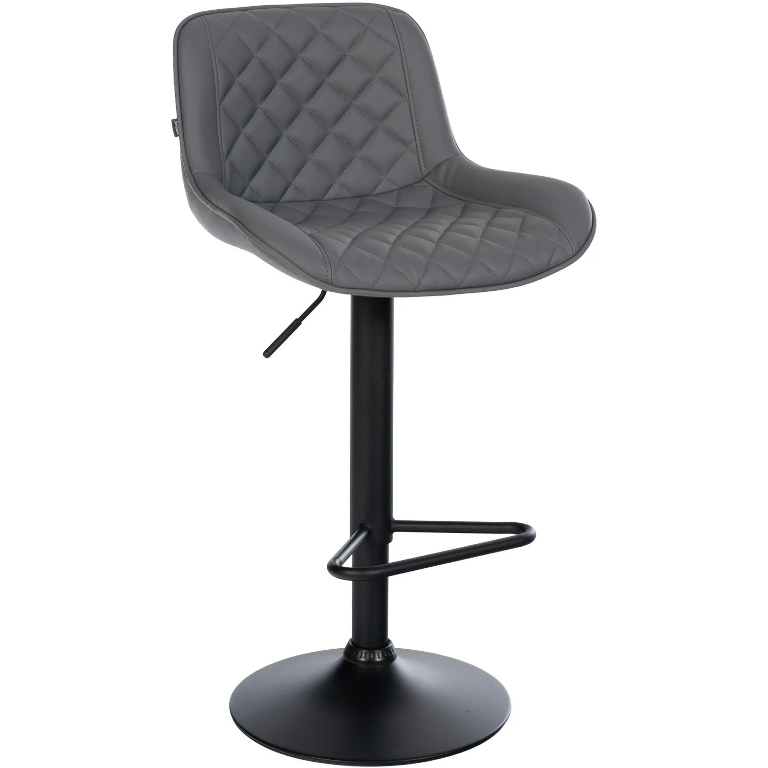 CLP Barhocker Kasson grau/Kunstleder