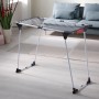Vileda Wäscheständer Extensive, weiß, mit ausziehbaren Flügeln und Aluminium Leinen.