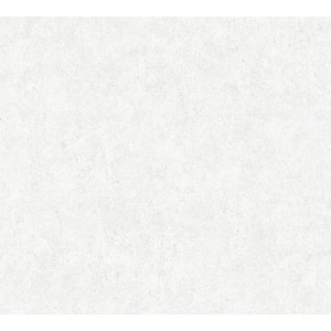 Weiße A.S. Creation Vliestapete Neue Bude 2.0 Uni mit leichter Struktur.