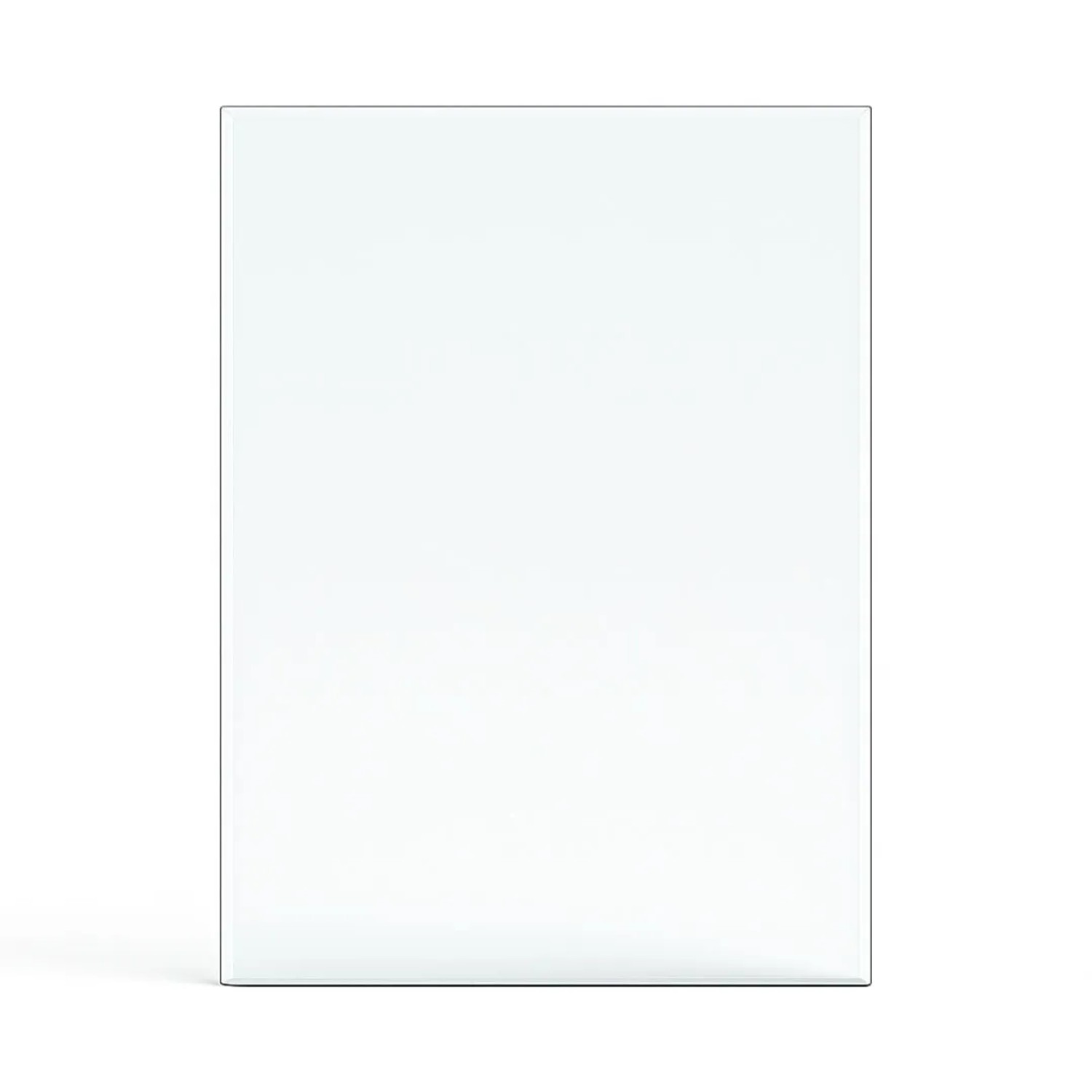 Feuercampus Funkenschutzplatte Glas für Kaminofen Rechteck 90 x 75 x 0,6 cm
